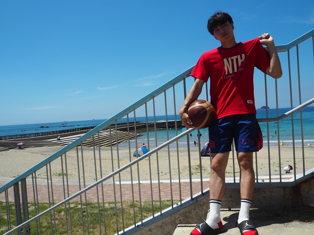 “NTH PRACTICE PANTS” colour Nevy×Red×Deepblue - 11