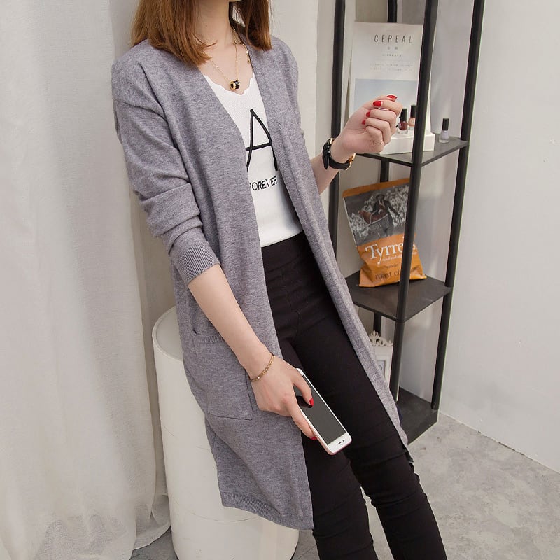 ニットカーディガン アウター セーター ロング丈コート レディースファション ゆったり 着痩せ エレガント 代 30代 40代 50代 韓国風 カジュアル 合わせやすい 長袖 ブラック グリーン ピンク ブルー グレー S M L Ll Elegant ニットカーディガン アウター セーター ロング丈コート レディースファション ゆったり 着痩せ エレガント 代 30代 40代 50代 韓国風 カジュアル 合わせやすい 長袖 ブラック グリーン ピンク ブルー グレー S M L Ll Elegant