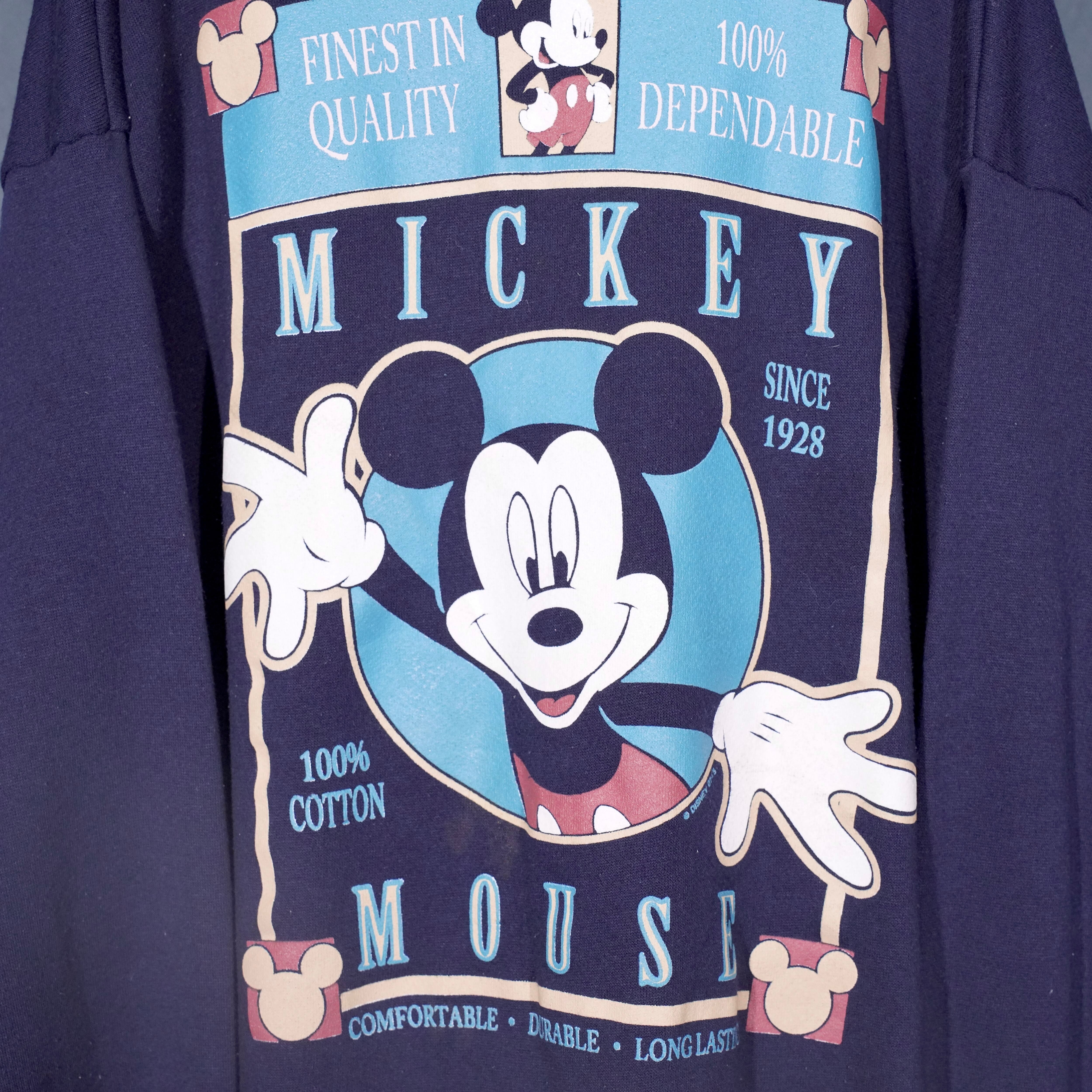 90's USA VINTAGE MICKEY UNLIMITED CHARACTER PRINT DESIGN SWEAT
