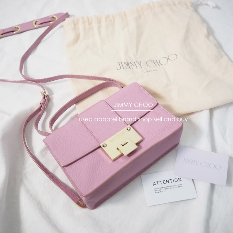 JIMMY CHOO ジミーチュウ ショルダーバッグ ピンク