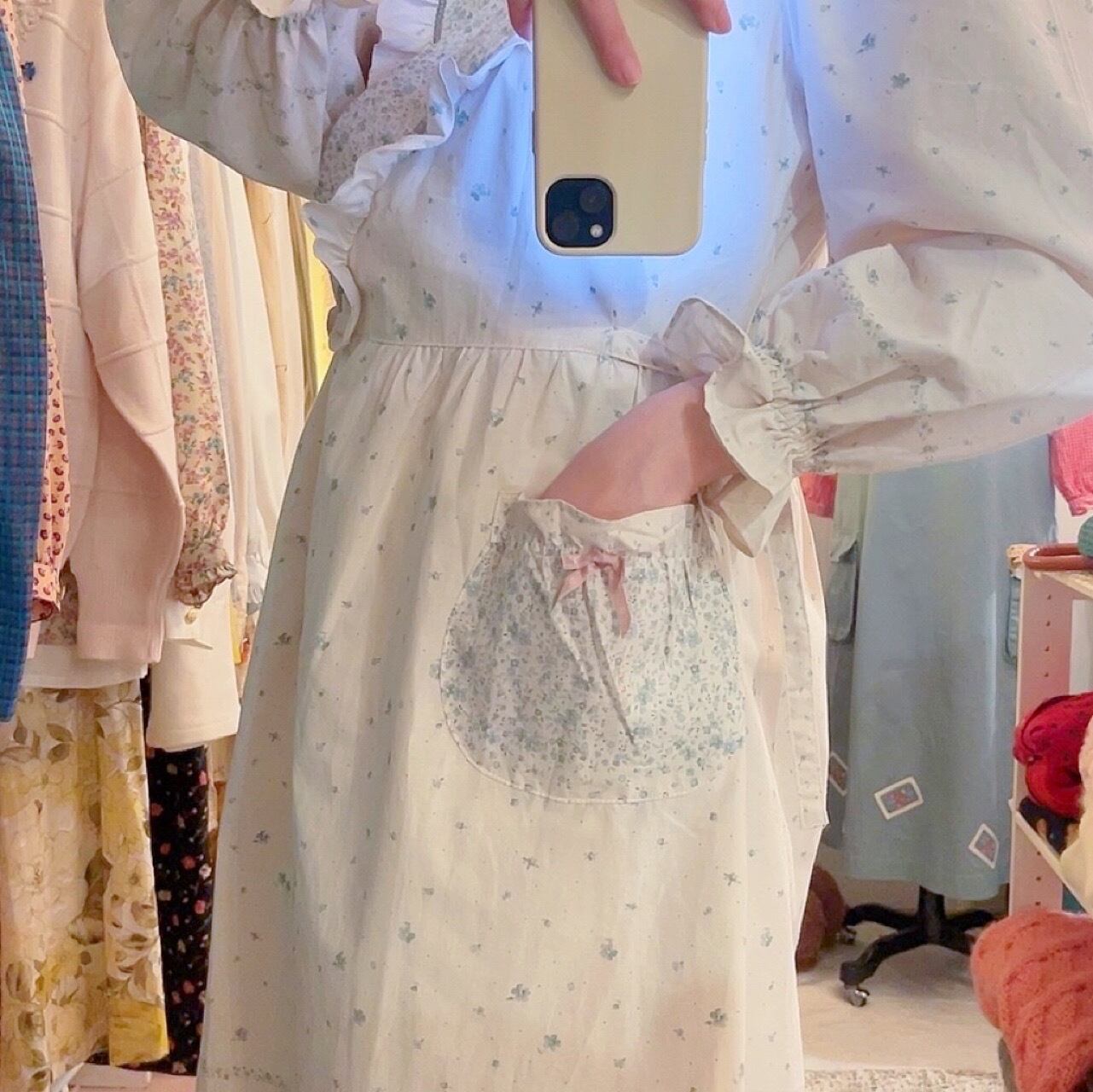 mini flower cachecoeur one-piece