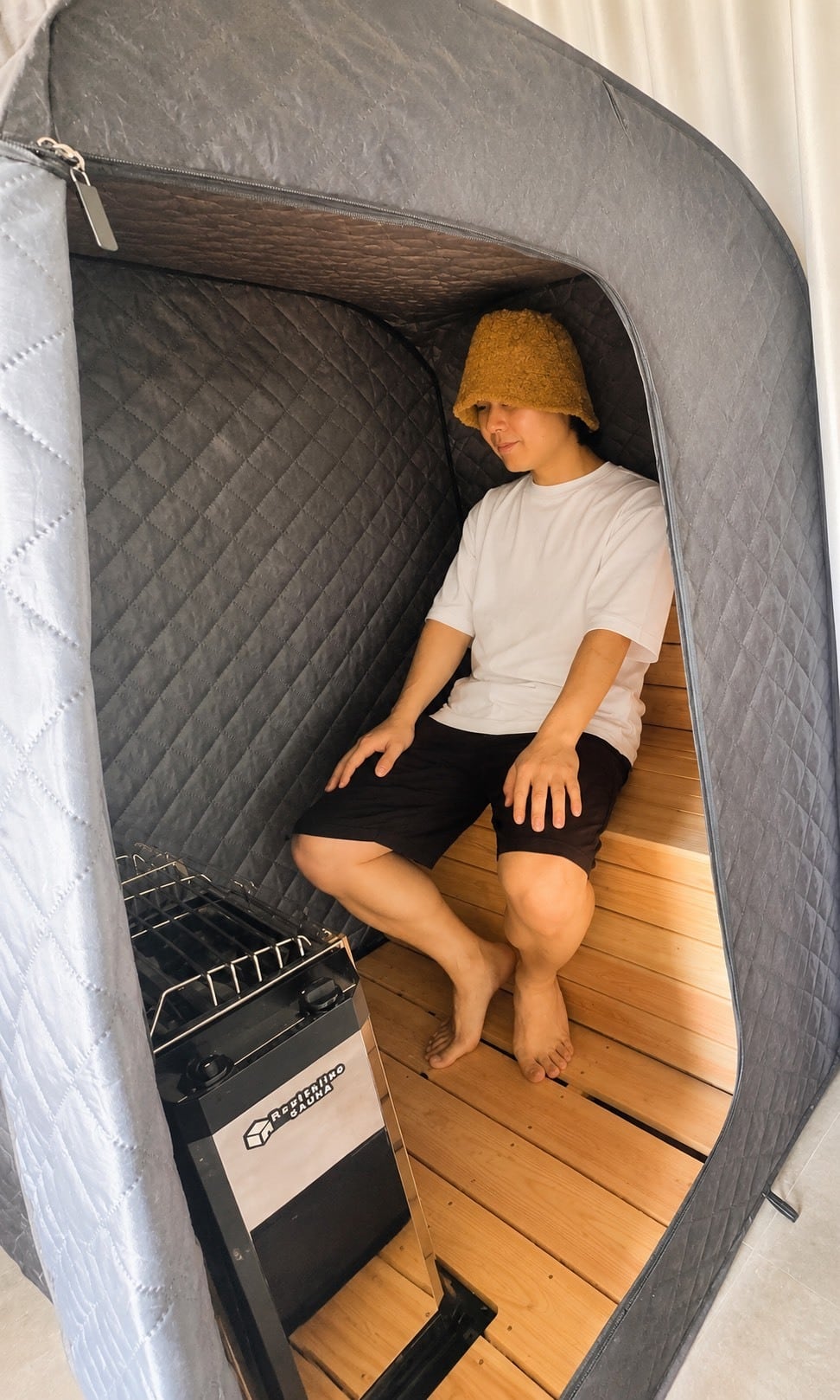 HINOKI BENCH』【2人用】おうちDEサウナRich専用設計 国産ヒノキ 本格