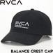 RVCA ルーカ BALANCE CREST CAP ストラップバックキャップ 帽子 BF042901 BLK 日本代理店正規品