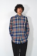 90s ITALY製 Check pattern shirt