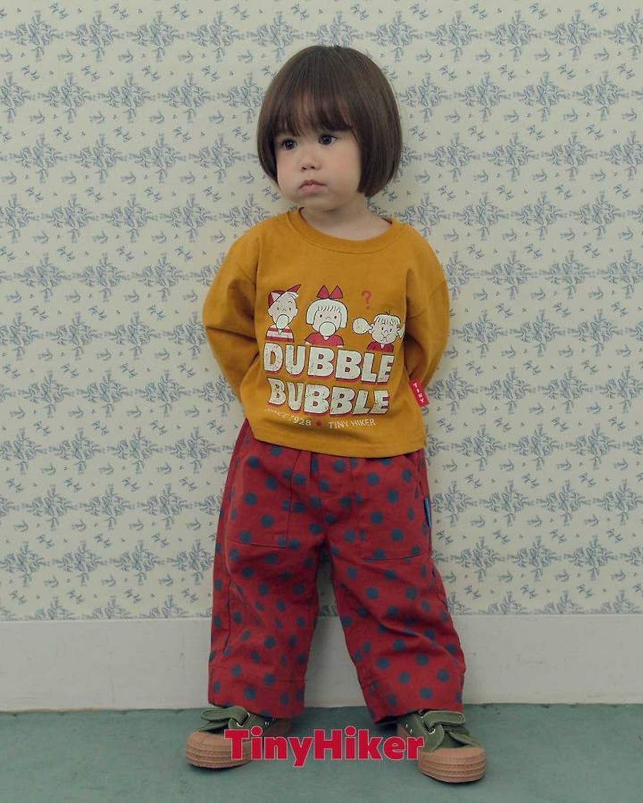 韓国子供服 / TinyHiker / 26Autumn / ポップ長袖ロンT / 秋服 *XS~XL *