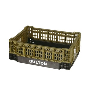 【特価処分】ダルトン(Dulton) フォールディング メッシュ ストレージ 11L オリーブ FOR CAR LIFE 折りたたみ式ストレージ 収納コンテナ 車載 高さ140mm 幅300mm 奥行400mm V21-0346OV