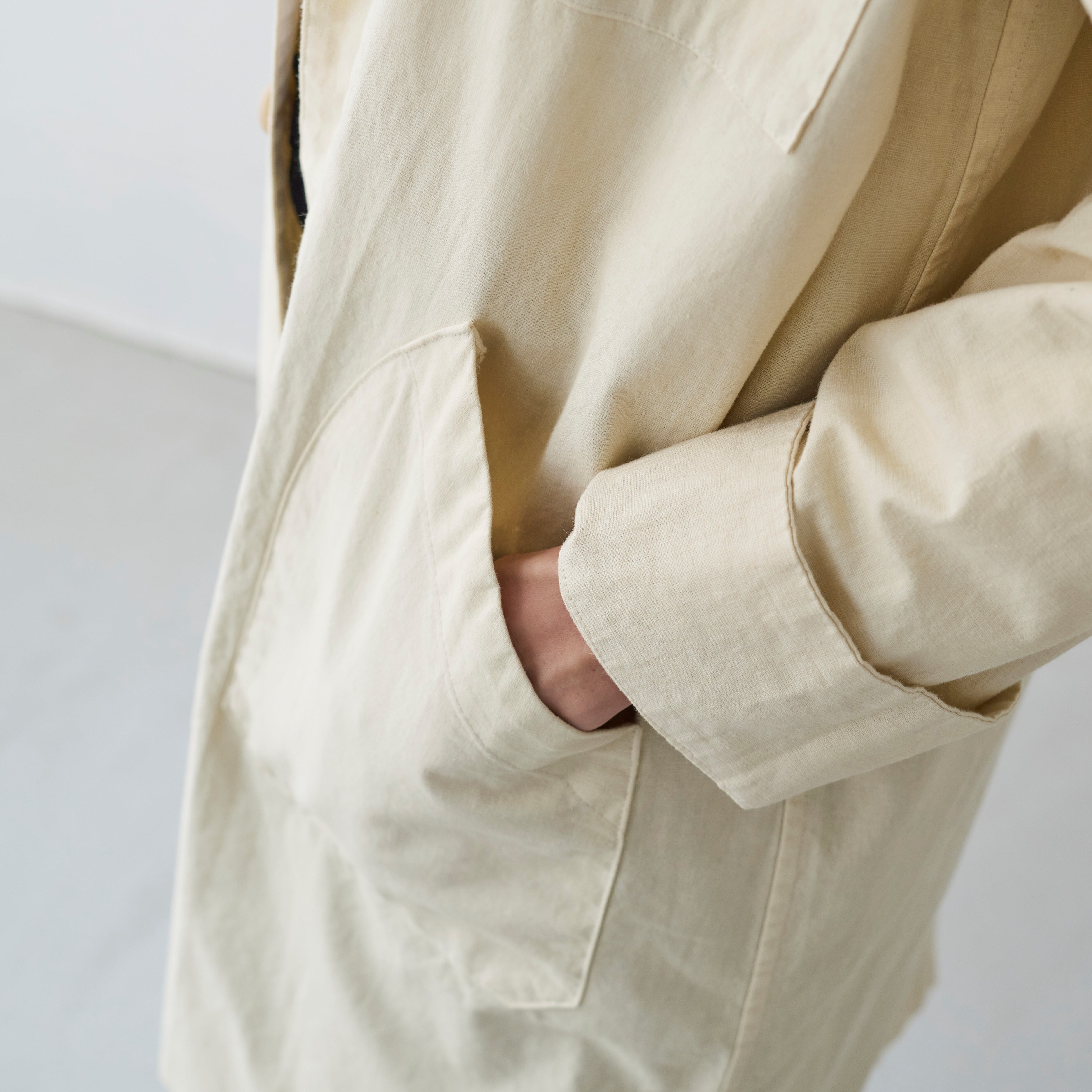 アトリエコート エクリュ / atelier coat ecru | SUUNY LOCATION