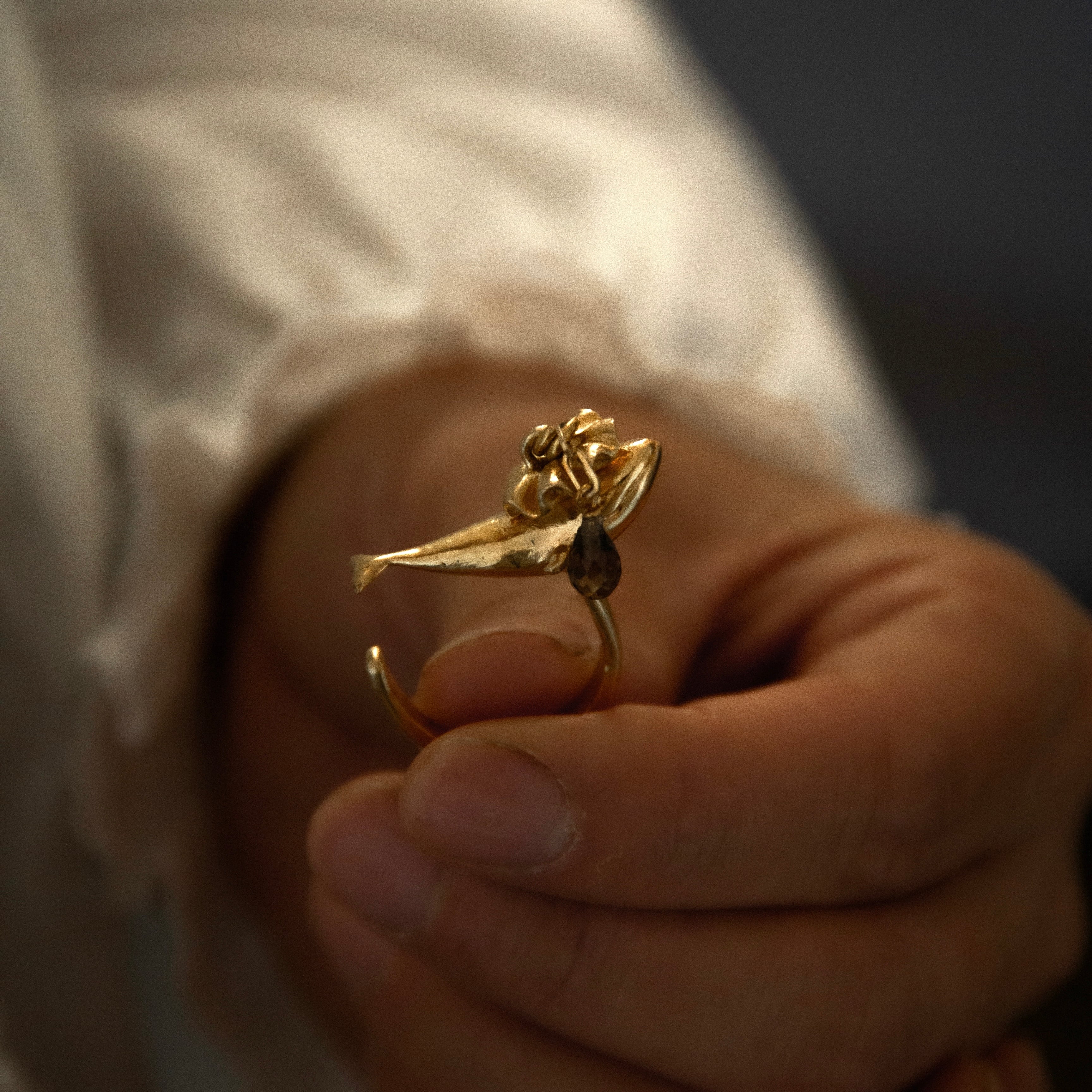 クジラリング(ゴールド)