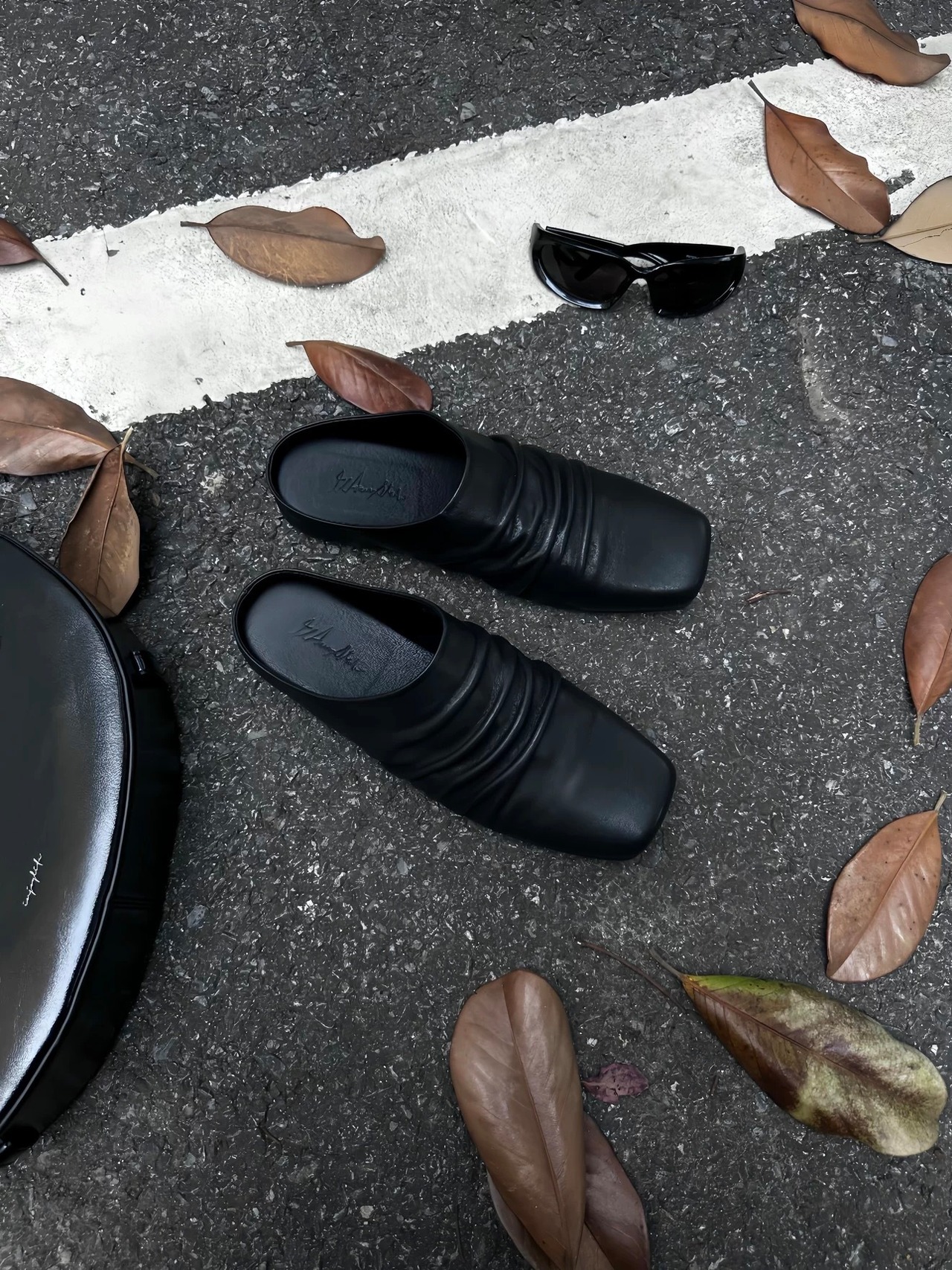 JCAESAR Premium Leather Slippers"2type"
