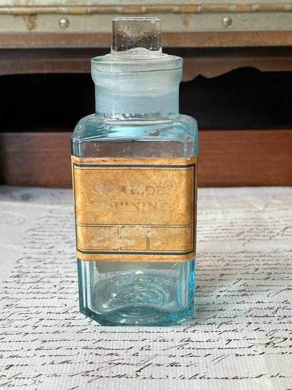 フランス アンティーク ガラス ボトル 薬瓶 | GM ANTIQUES