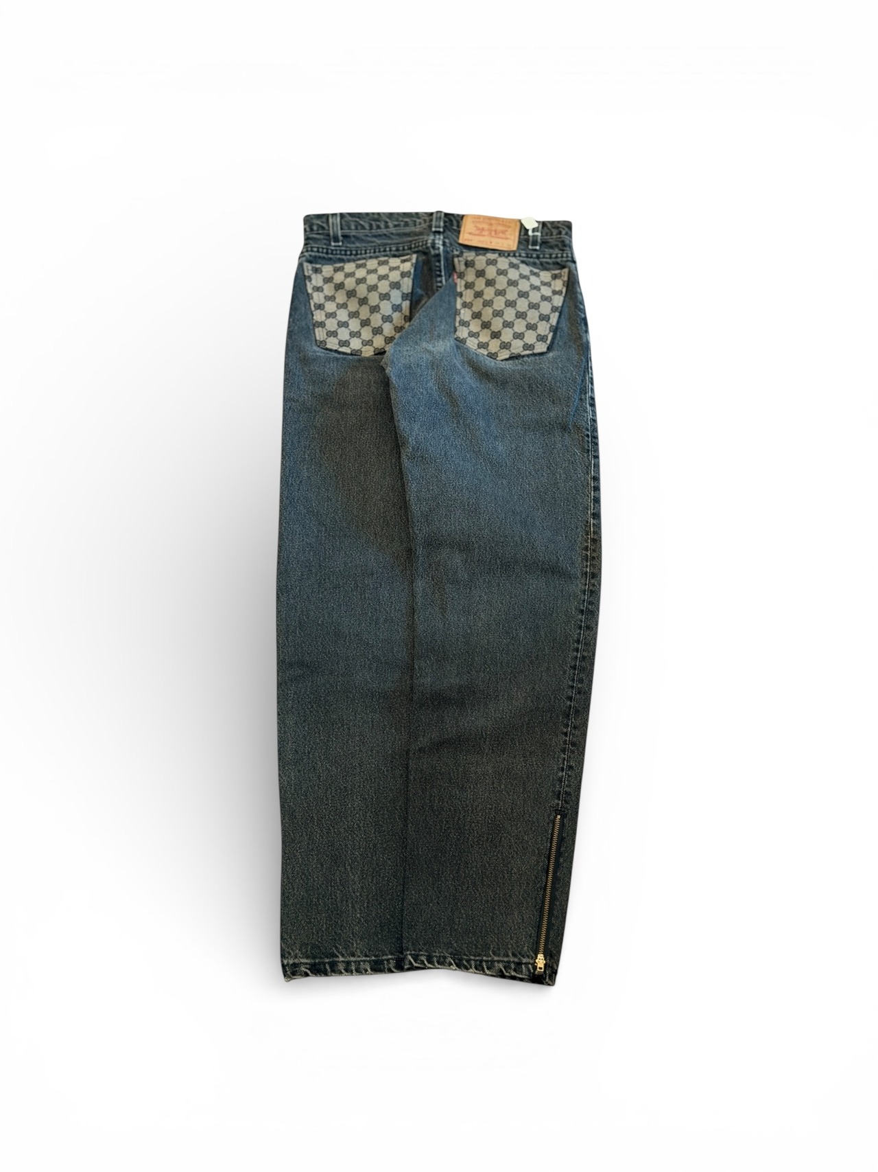 90’sリーバイス550 後染めブラック グッチリメイク W30×L32