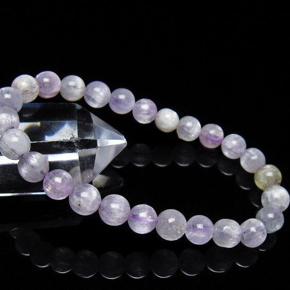 クンツァイト ブレスレット 7mm 一点物 [M便 1/10] 111-40689