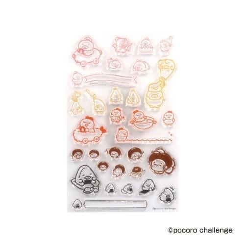 クリアスタンプ ぽころチャレンジ | てんくーどう