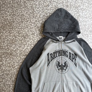 A Bathing Ape / 90’-00’s double zip hoodie size L