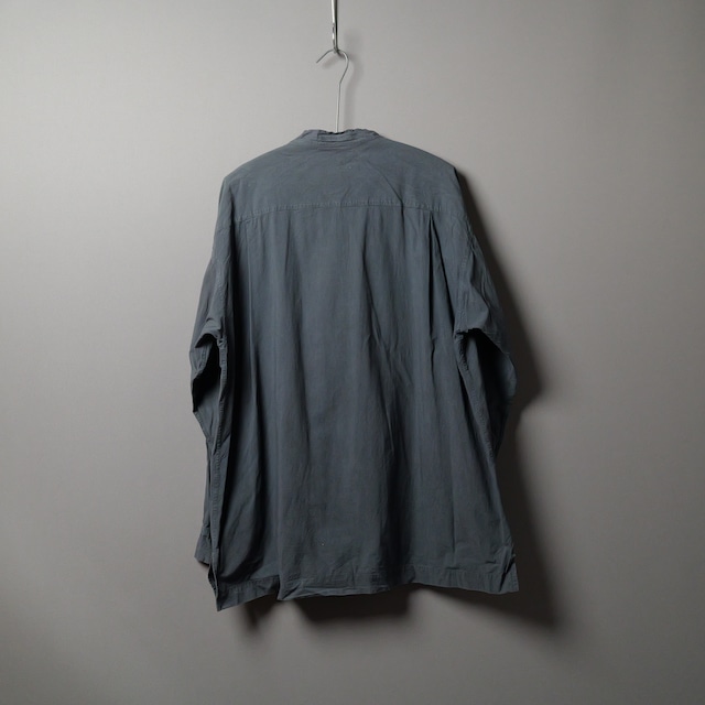 [ISSEY MIYAKE MEN]  Stand Collar Utility Shirt