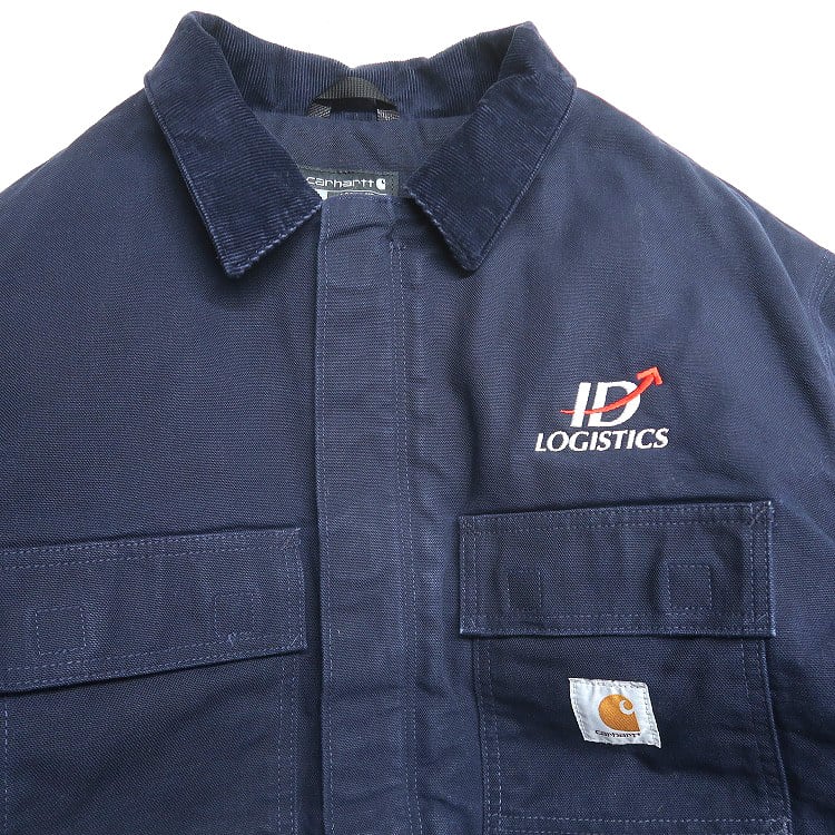 古着 カーハート Carhartt 企業ロゴ 刺繍 ダック トラディショナル