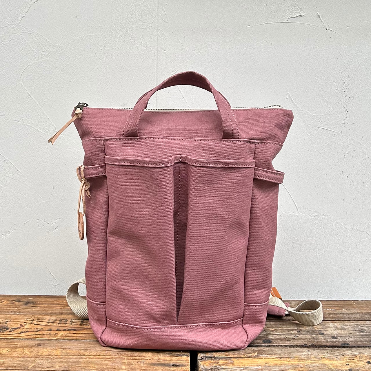 受注製作 hike30:アズキ(高島帆布ミニリュック)