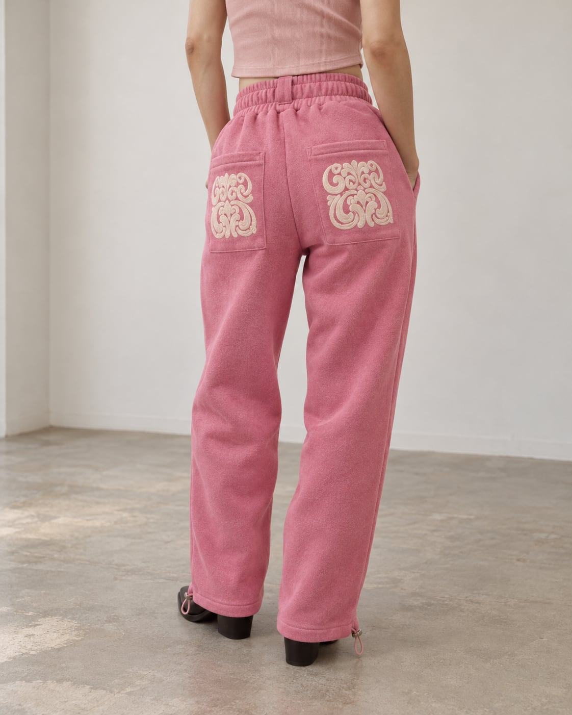ラスト1点【SLIM/MEDIUM】GM|GAMELRAスウェットパンツ|ピンク