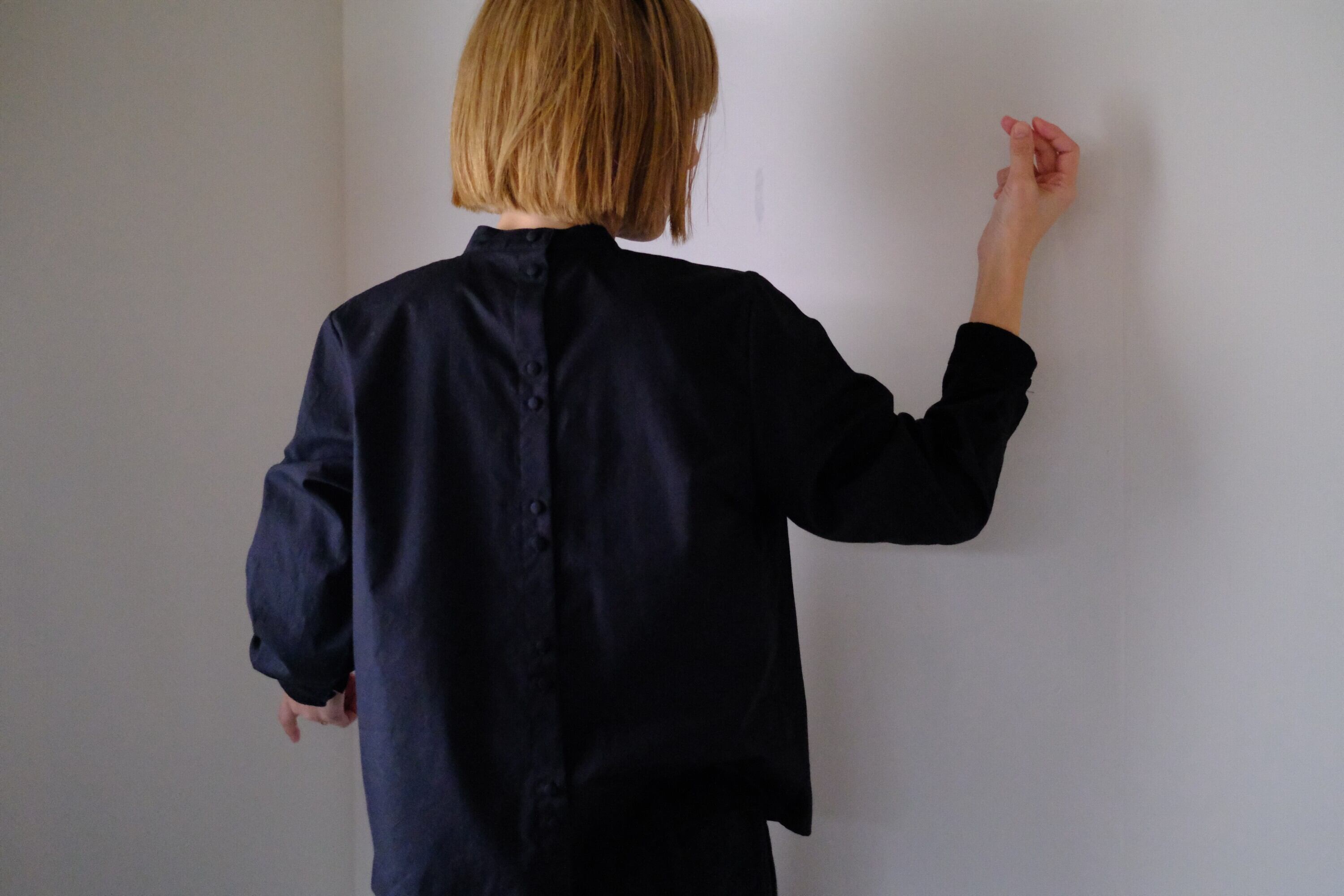 バックボタンブラウス CL-159