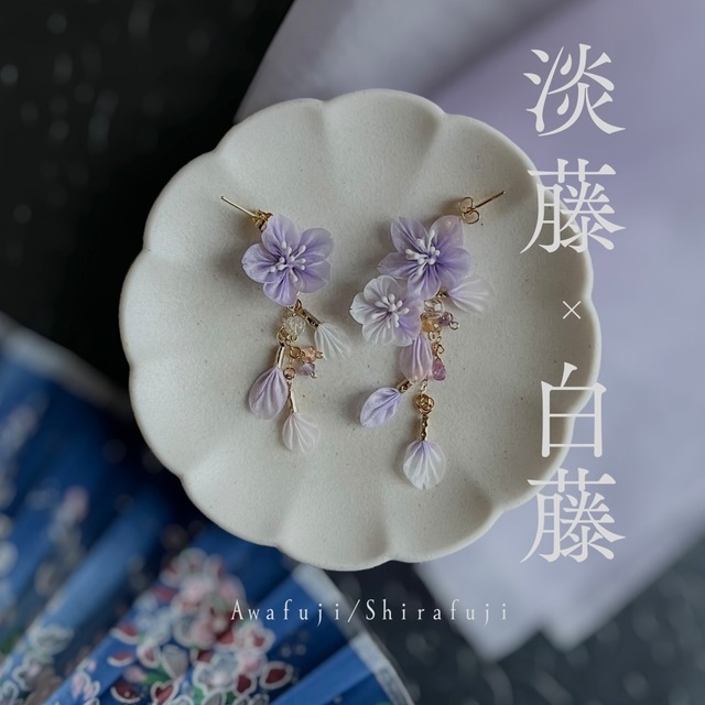 舞う桜 　夜桜〜ソメイヨシノ