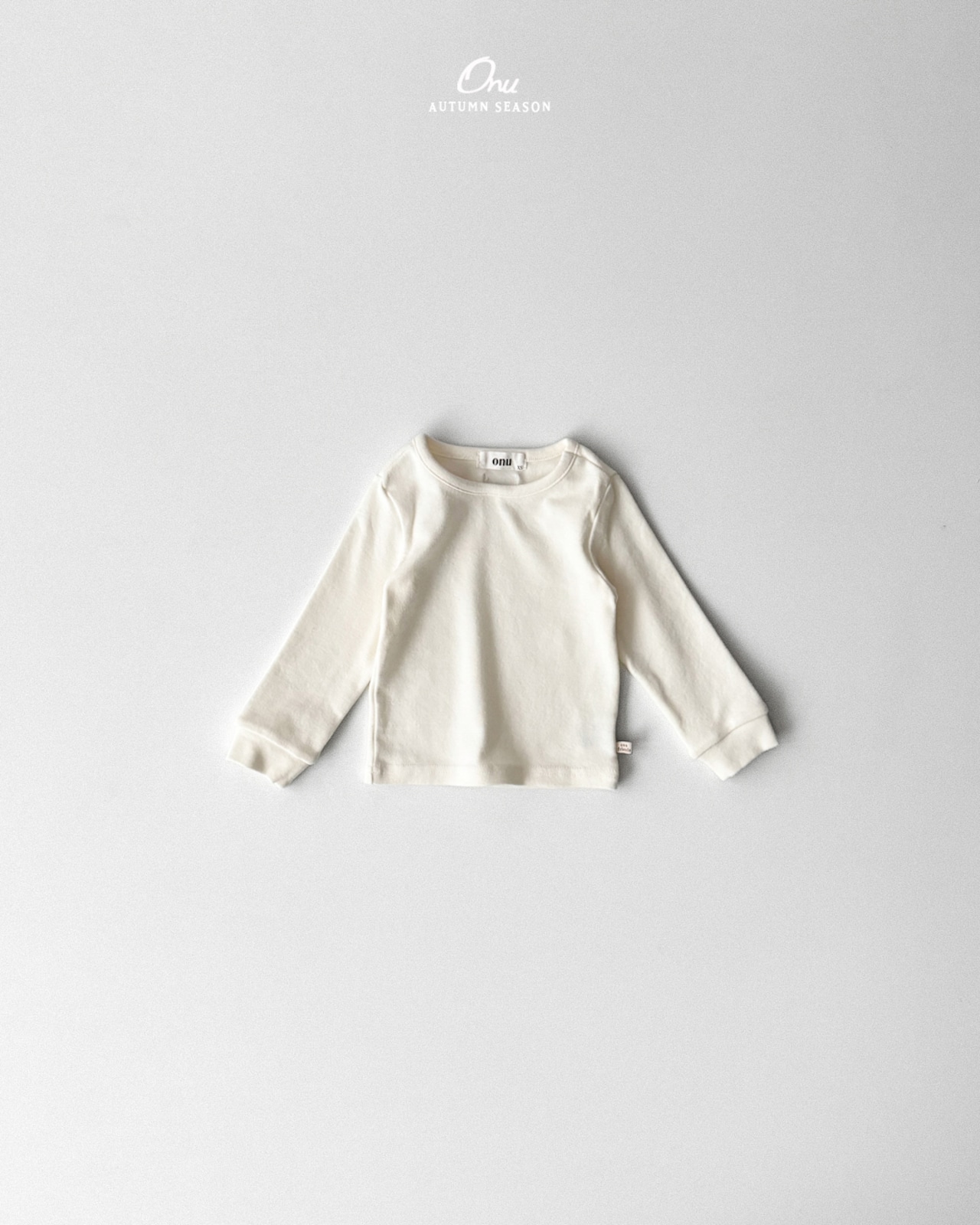 韓国子供服 / ONU / 26Autumn / 伸縮性抜群のリブT / 秋服 *12M~XL *