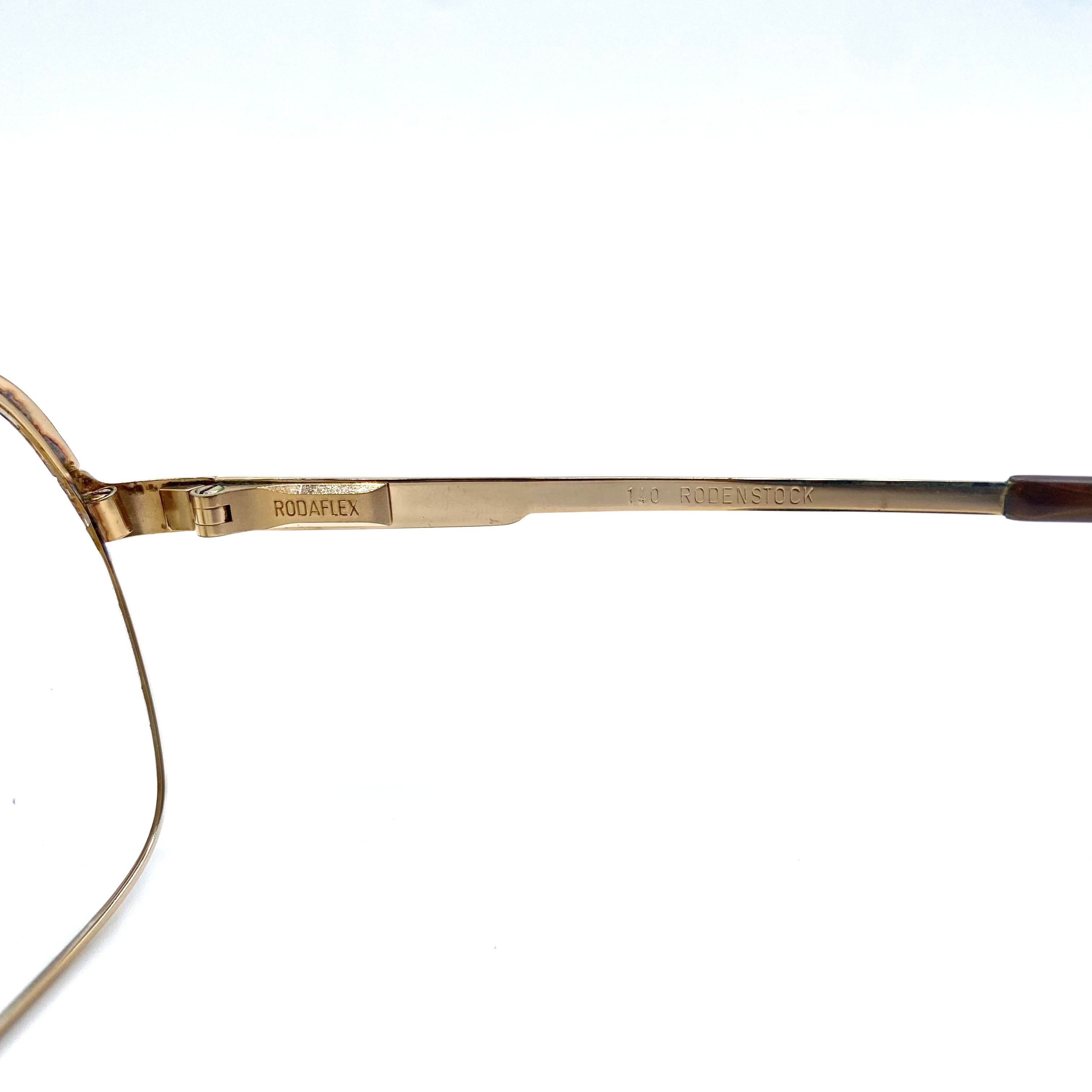 Vintage RODENSTOCK Prescription Glasses Gold RODAFLEX Vintage RODENSTOCK Prescription Glasses Gold RODAFLEX