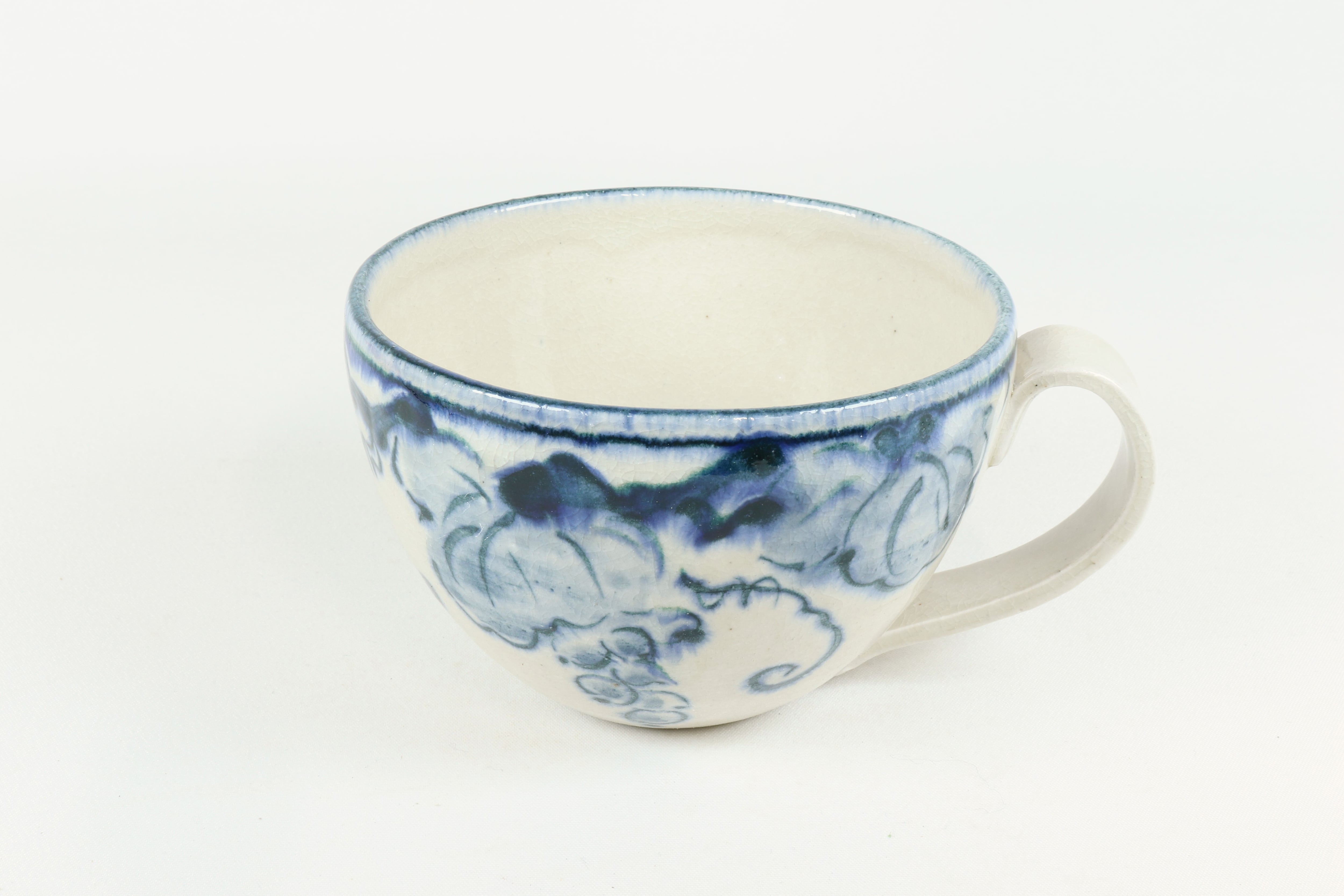 安南 カフェオレカップ 葡萄【B級品 特価】