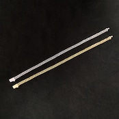 【Ice126】Iced Out Prong Chain Bracelet(5mm)
