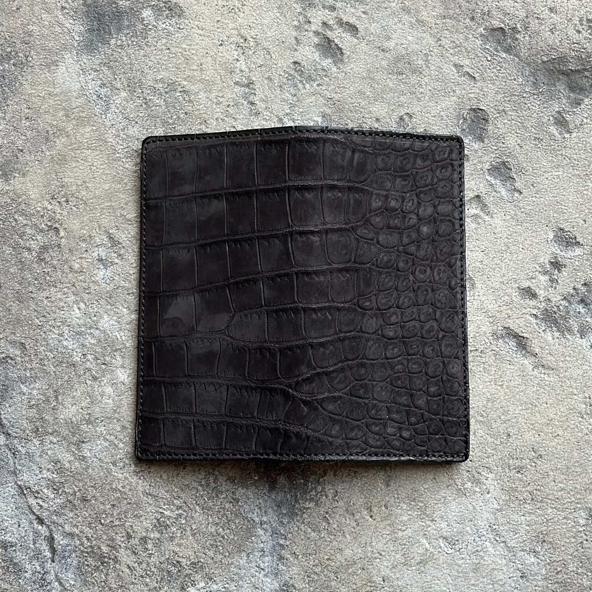 直営店限定商品】ウォレット スタンダード ヌバック クロコダイル