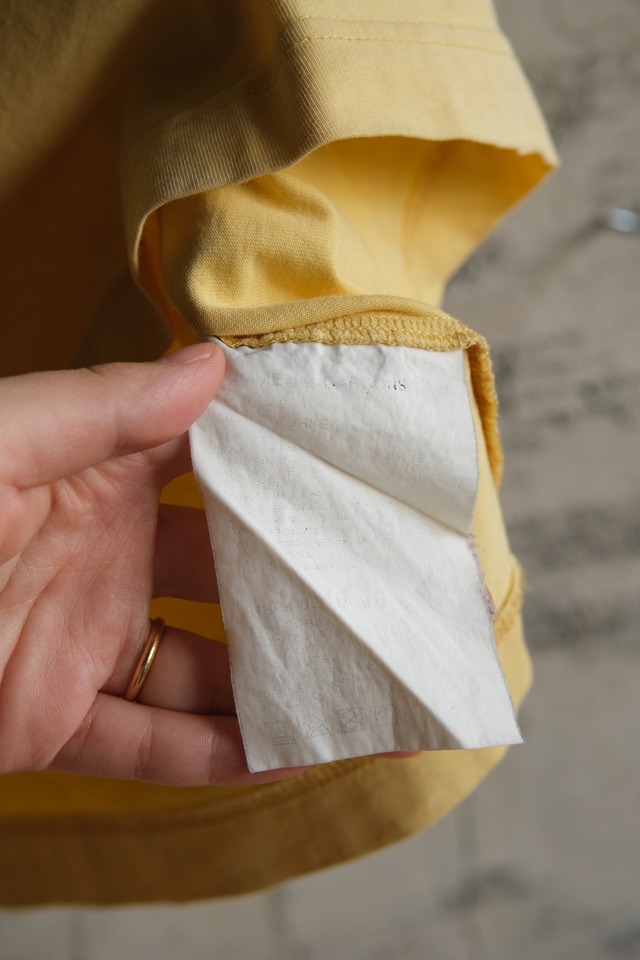 IORI／"COMME des GARÇONS SHIRT" t-shirt／yellow