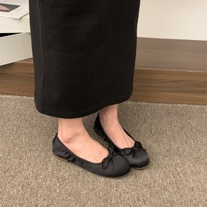 satin ribbon ballet shoes J00134