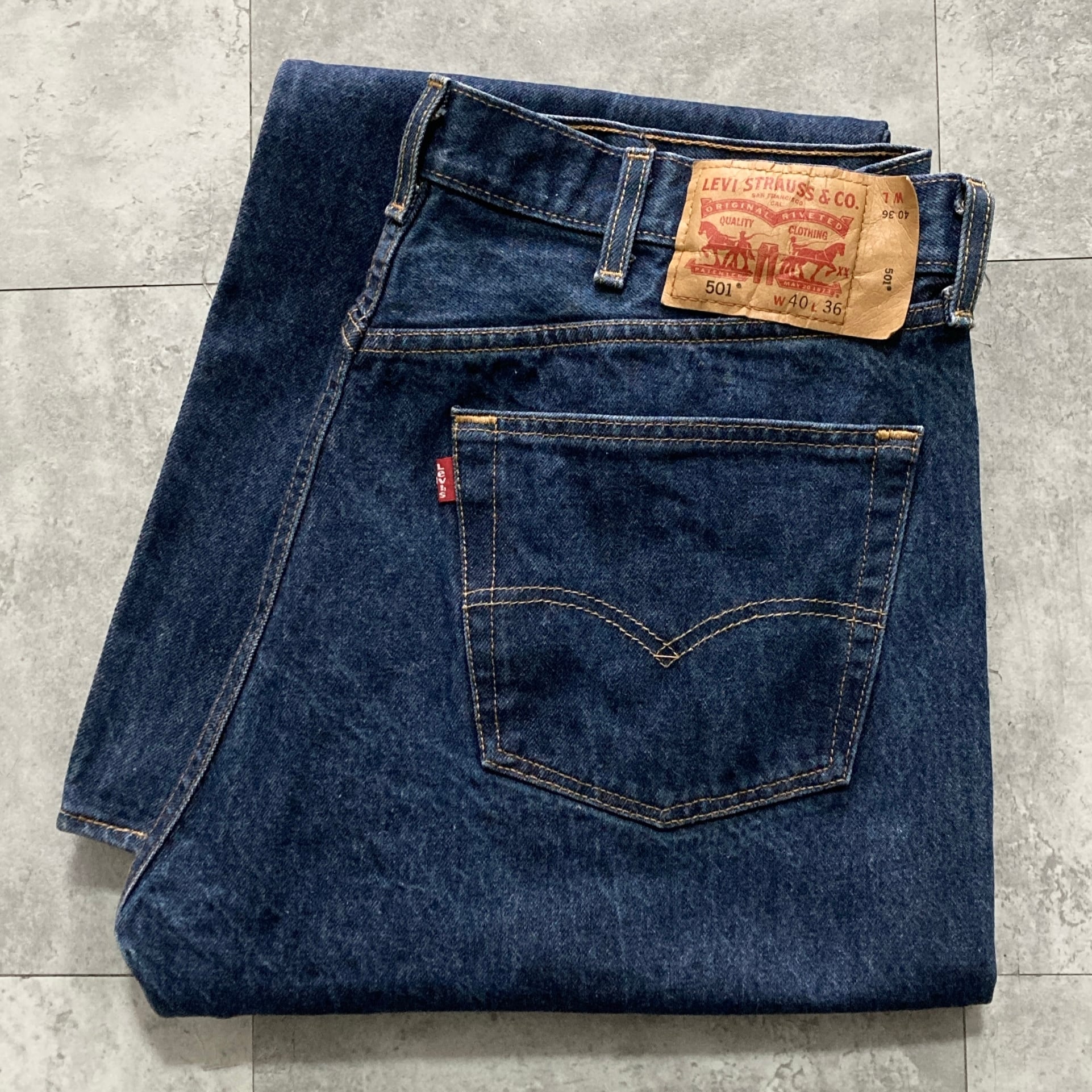 USA LEVI’S 501 ビッグサイズ デニムパンツ ボタンフライ W42 L32】Levis 501 リーバイス ボタンフライ ビッグサイズ ブラック