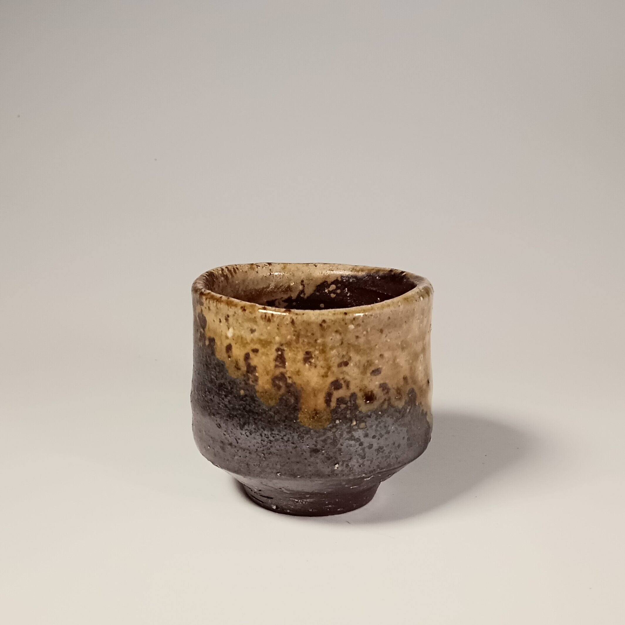 備前胡麻酒呑　Bizen sake cup with ash fall | 備前焼 金重潤平 powered by BASE