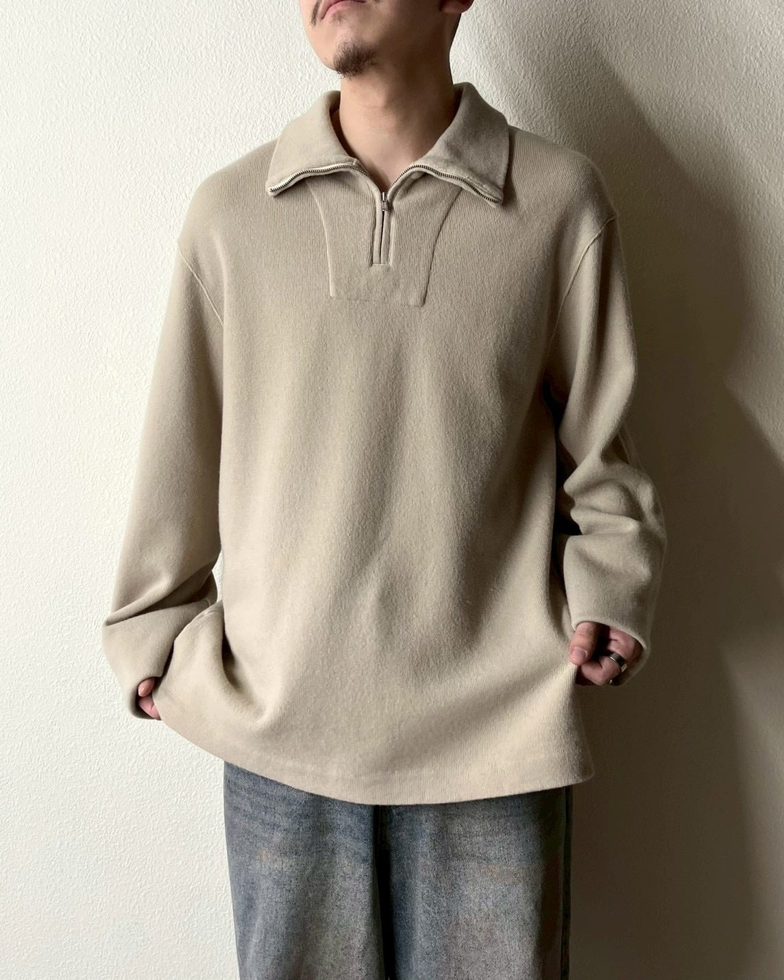 03AW C.P.COMPANY Half-zip Sweat Shirt 