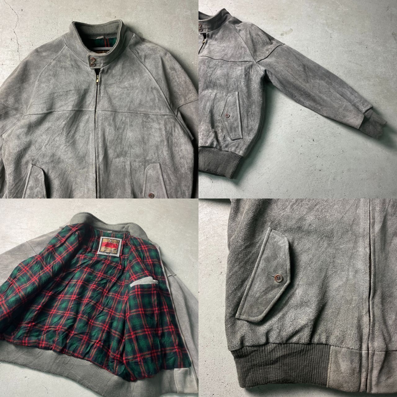 90年代 COOPER スエード レザージャケット スイングトップ メンズXL  