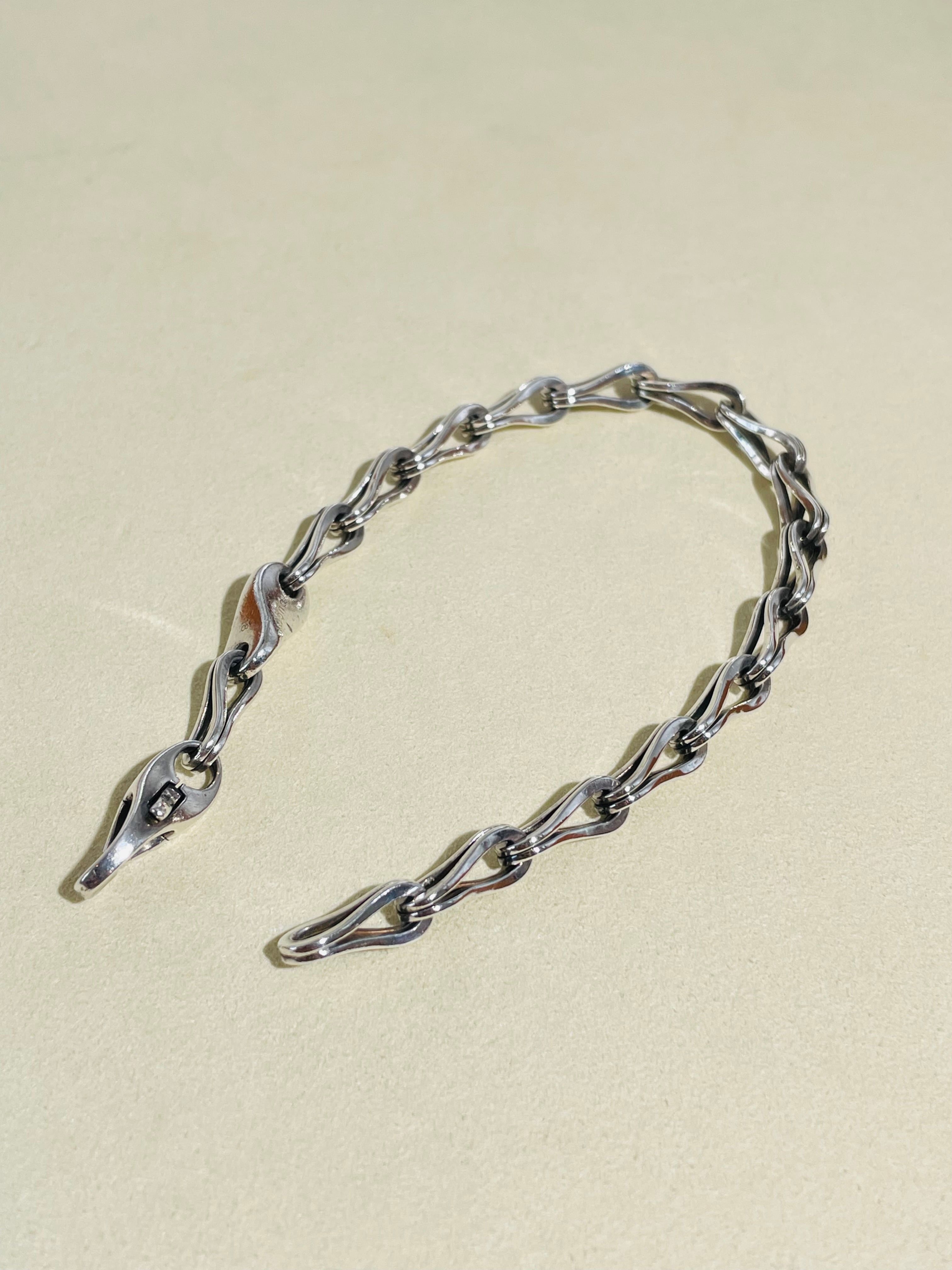Clip linked Chain Bracelet -GUCCI-