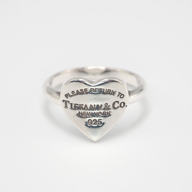 1/16掲載 Tiffany&Co. 約12.5号 リターントゥ ハート リング シルバー925 ティファニー