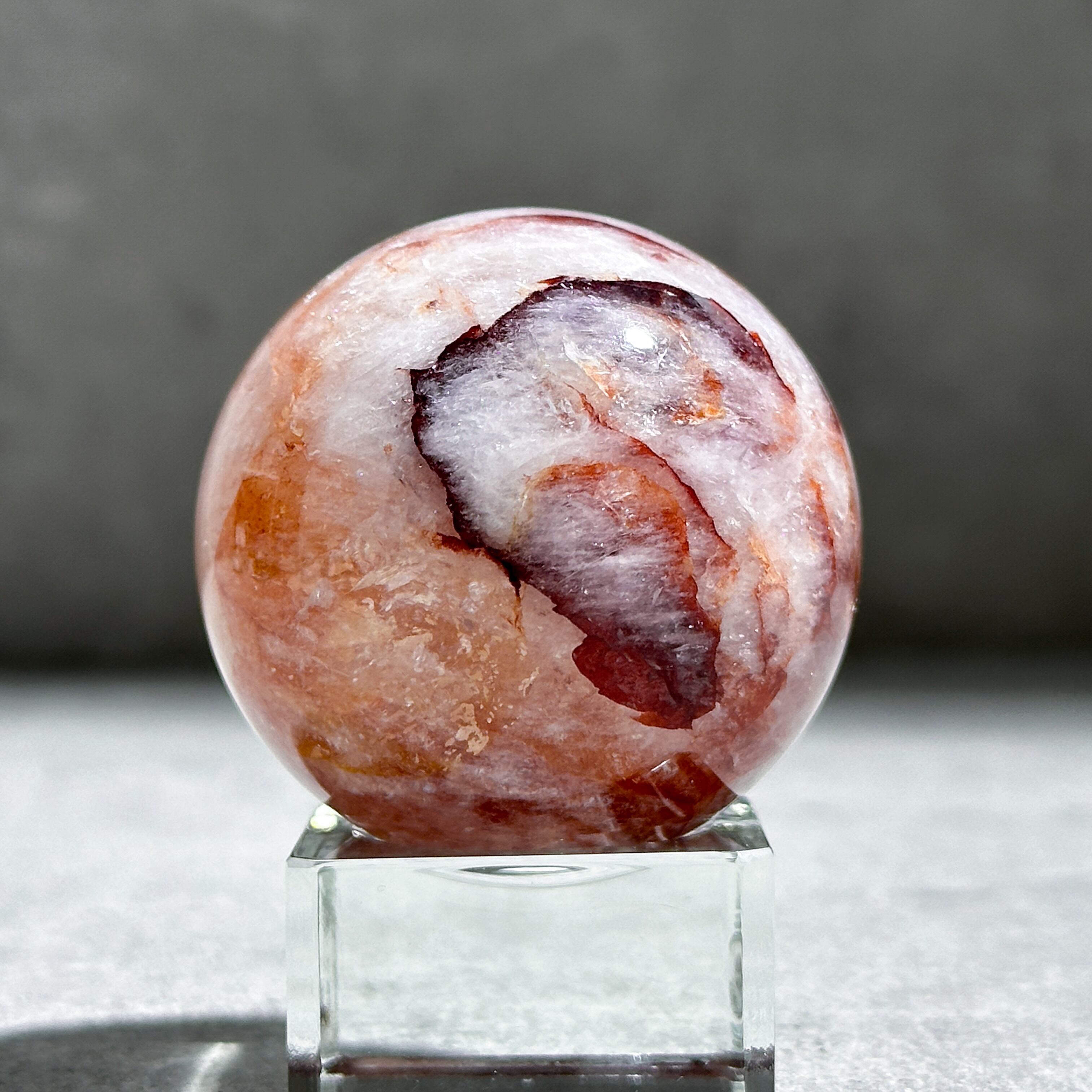 レッドヘマタイトクォーツ スフィア 41◇Red Hematite Quartz◇ 天然石