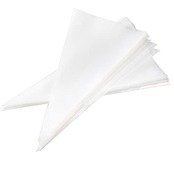 絞り袋 PE しぼり袋 50枚入 使い捨て ポリエチレン お菓子作り 12インチ 製菓 道具 ケーキのデコレーション用品 生クリーム ビニール 業務用 160×315mm