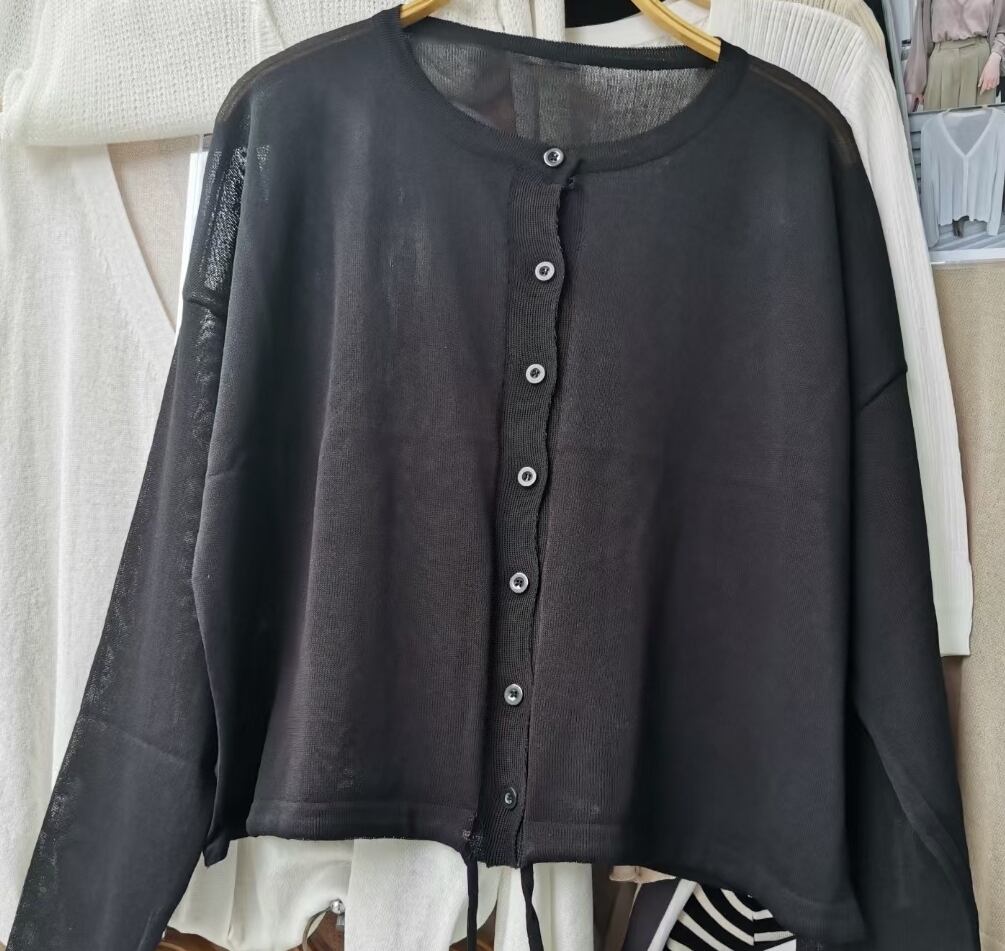 シンプルルーズカーデ　AJ12541-6155