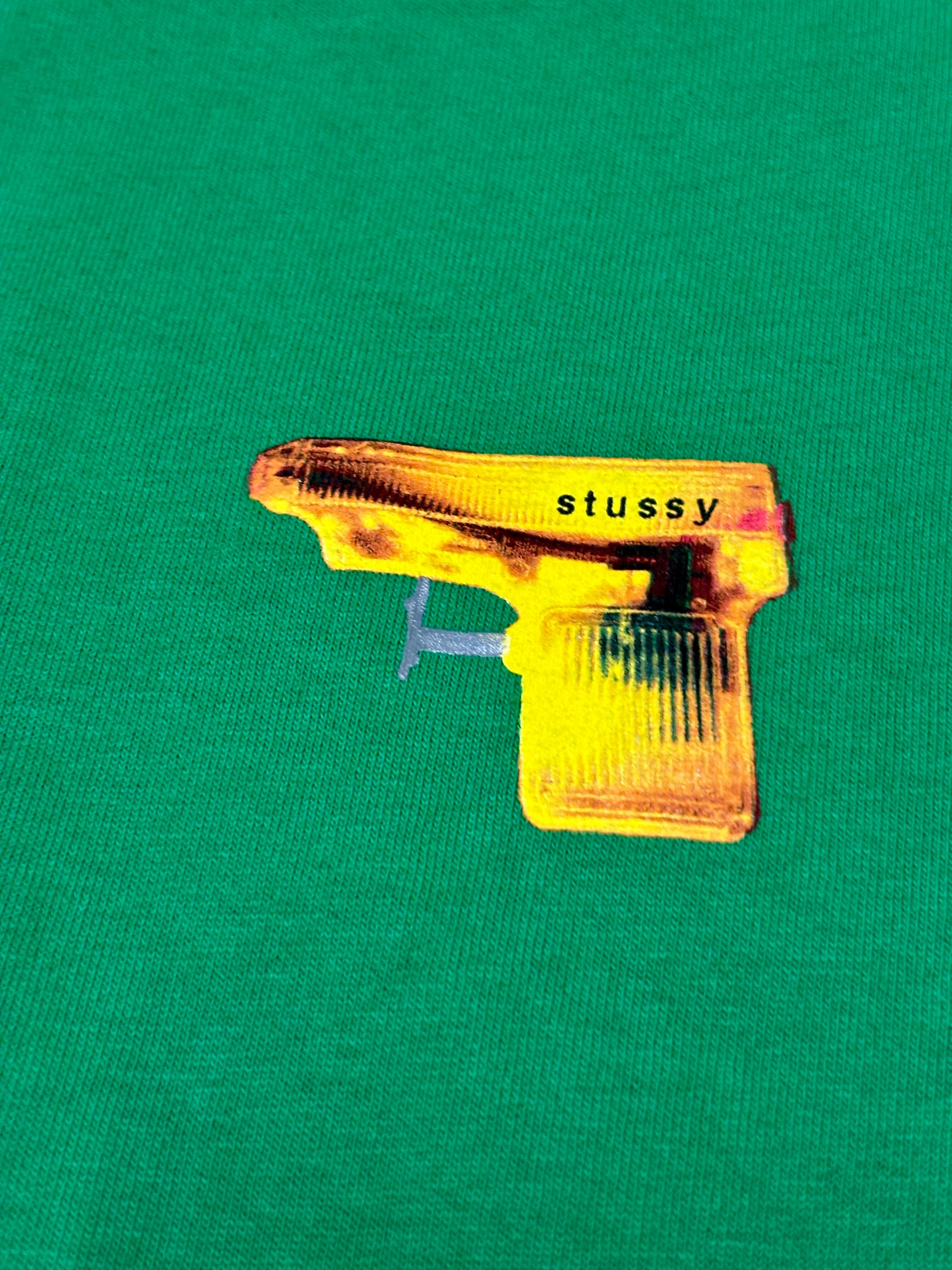 00s OLD STUSSY/Graphic print Tee/USA製/銀タグ/L/グラフィック