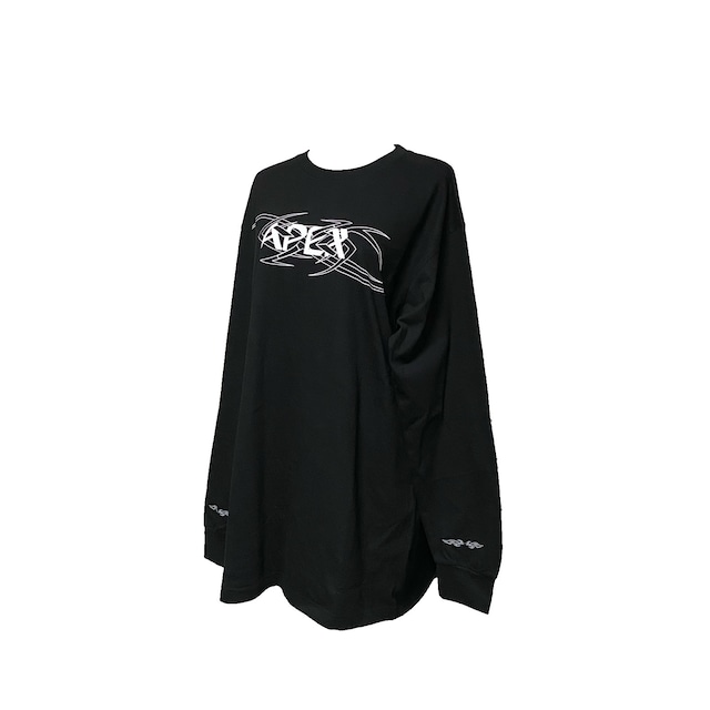 【apexesone】APEX Logo long sleeve c/s black