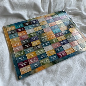 ピースごとに選べるカラー｜Alcohol ink Artゲスト参加型結婚証明書♢20名〜104名まで対応◎