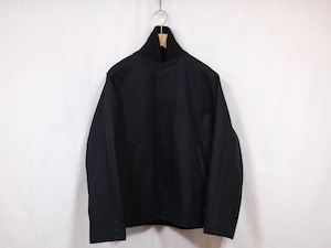 semoh” Cashmere Melton Pharaoh Jacket Black”