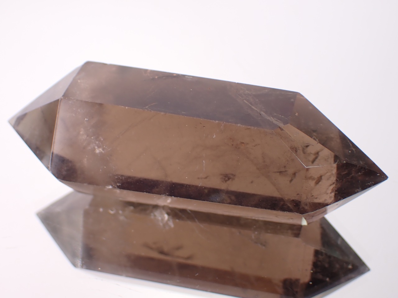 スモーキークォーツ　ダブルポイント　51.5g　[D1-133]