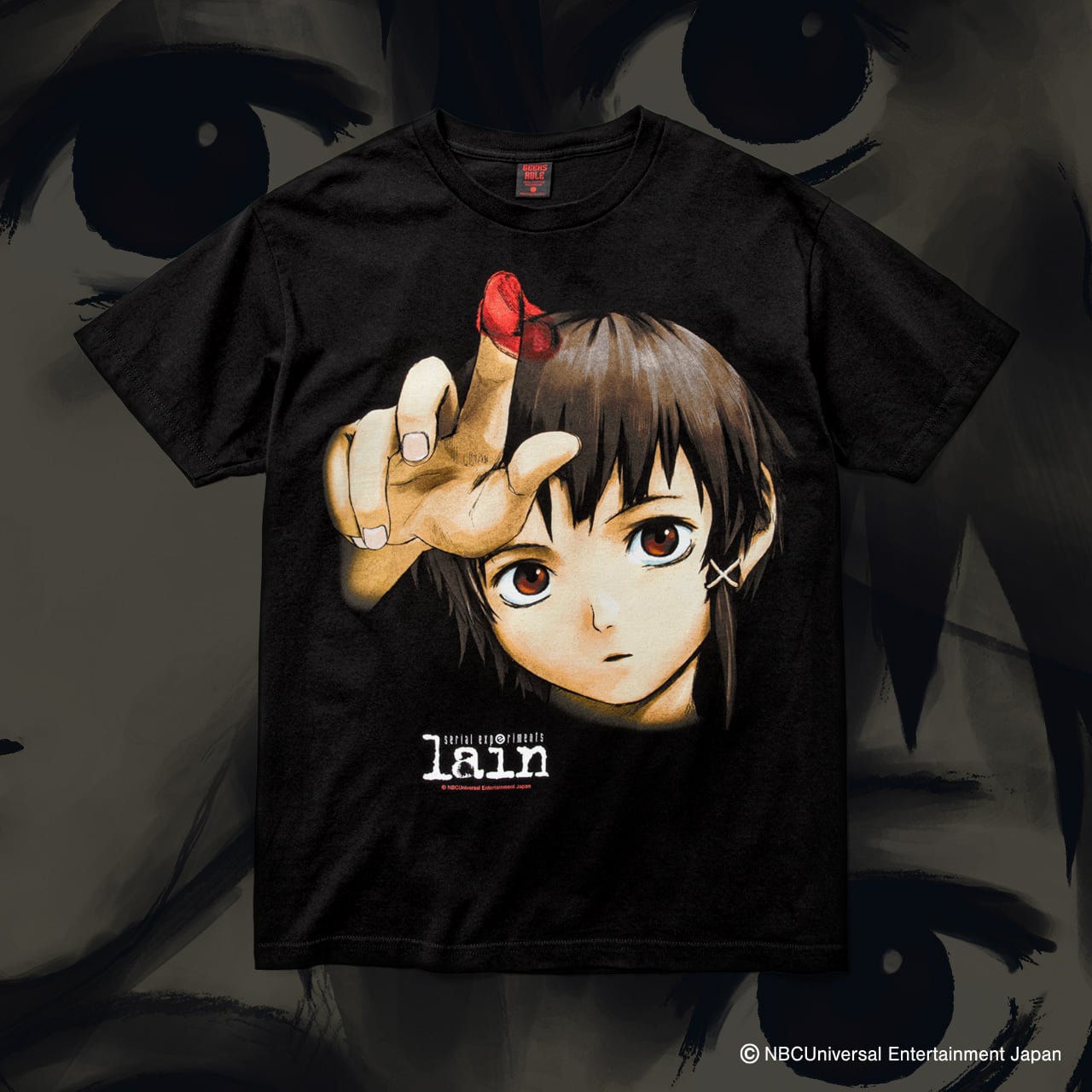 GEEKS RULE serial experiments lain Tシャツ安倍吉俊