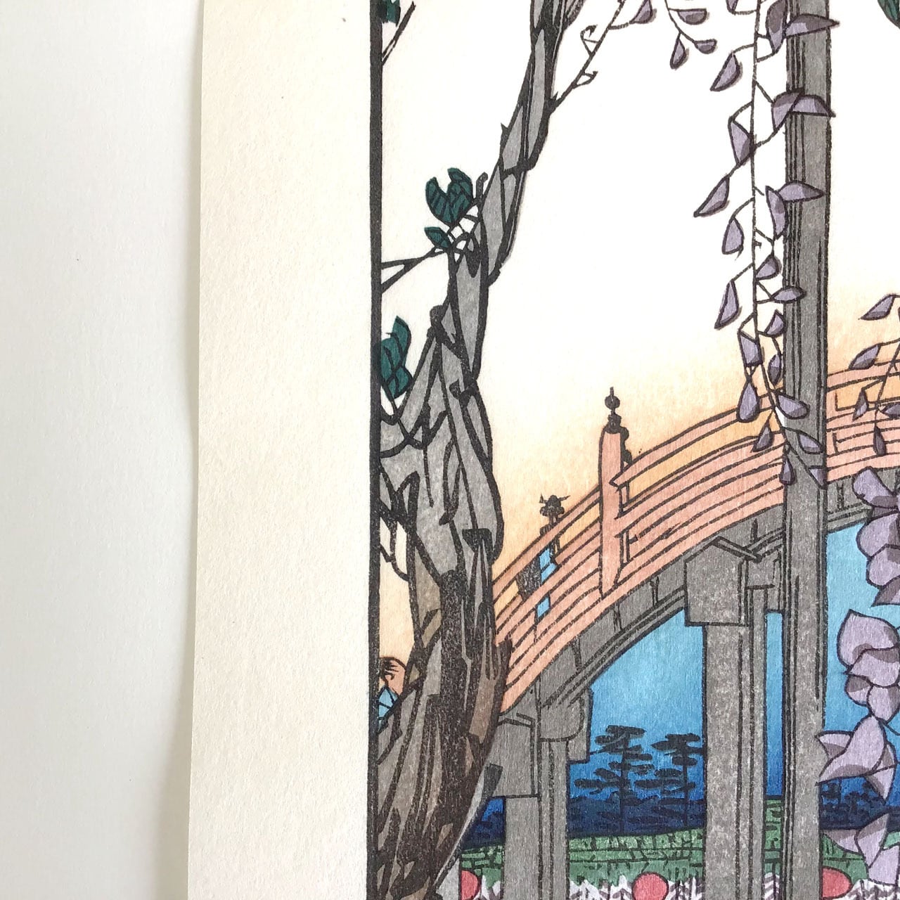 東京伝統木版画工芸協同組合 歌川広重 江戸百景 [亀戸天神境内] | 杜間