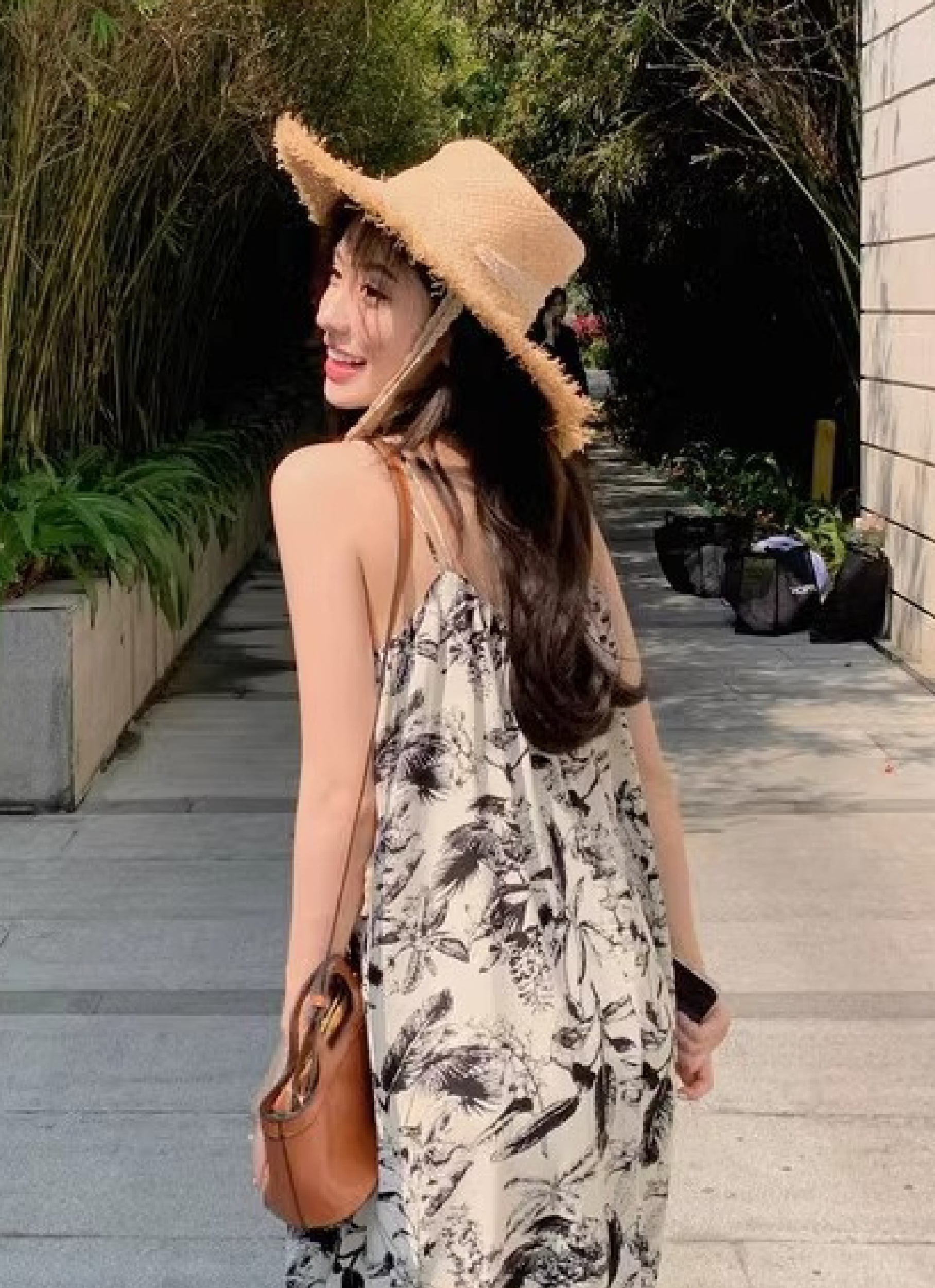 花柄ビーチドレスワンピース | 花柄ワンピース多数！ 花柄ボタニカル柄