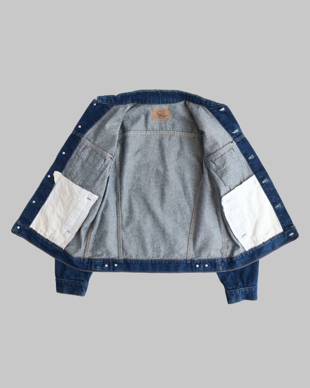 Mens】 ~1980s “Plain Pockets by JC Penney” denim tracker Mens】 ~1980s “Plain Pockets by JC Penney” denim tracker