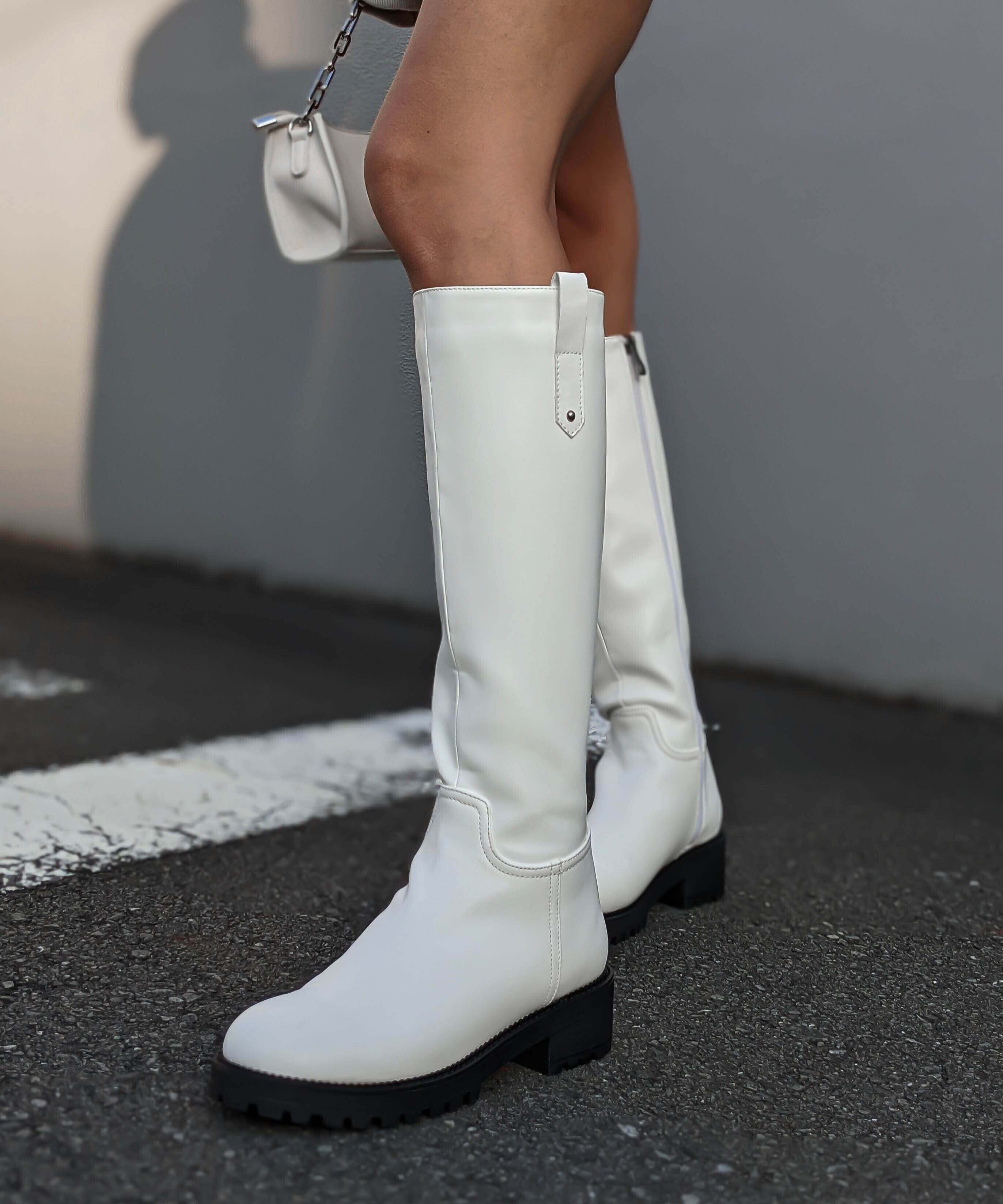 Lug sole long boots | ACLENT（アクレント）